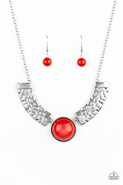 Egyptian Spell-Orange Necklace