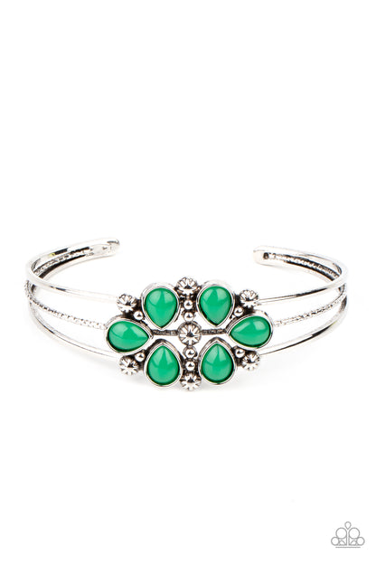 Taj Mahal Meadow - Green Bracelet