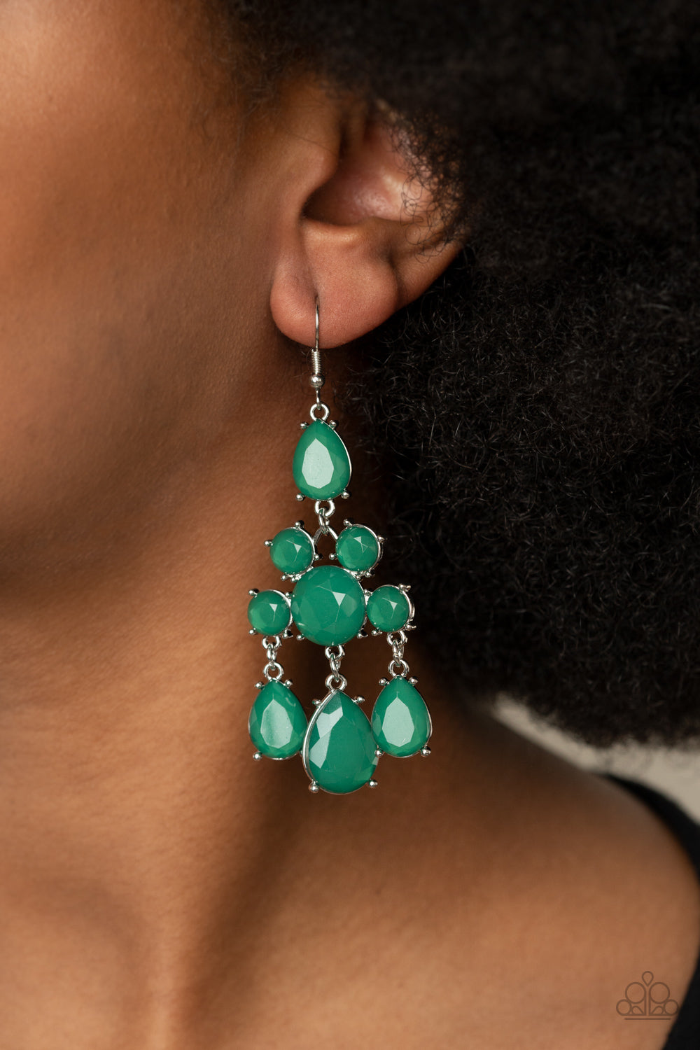 Afterglow Glamour-Green Earring