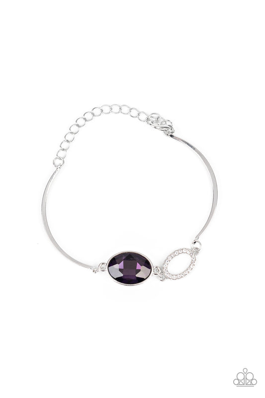 Glamorous Glow-Purple Bracelet