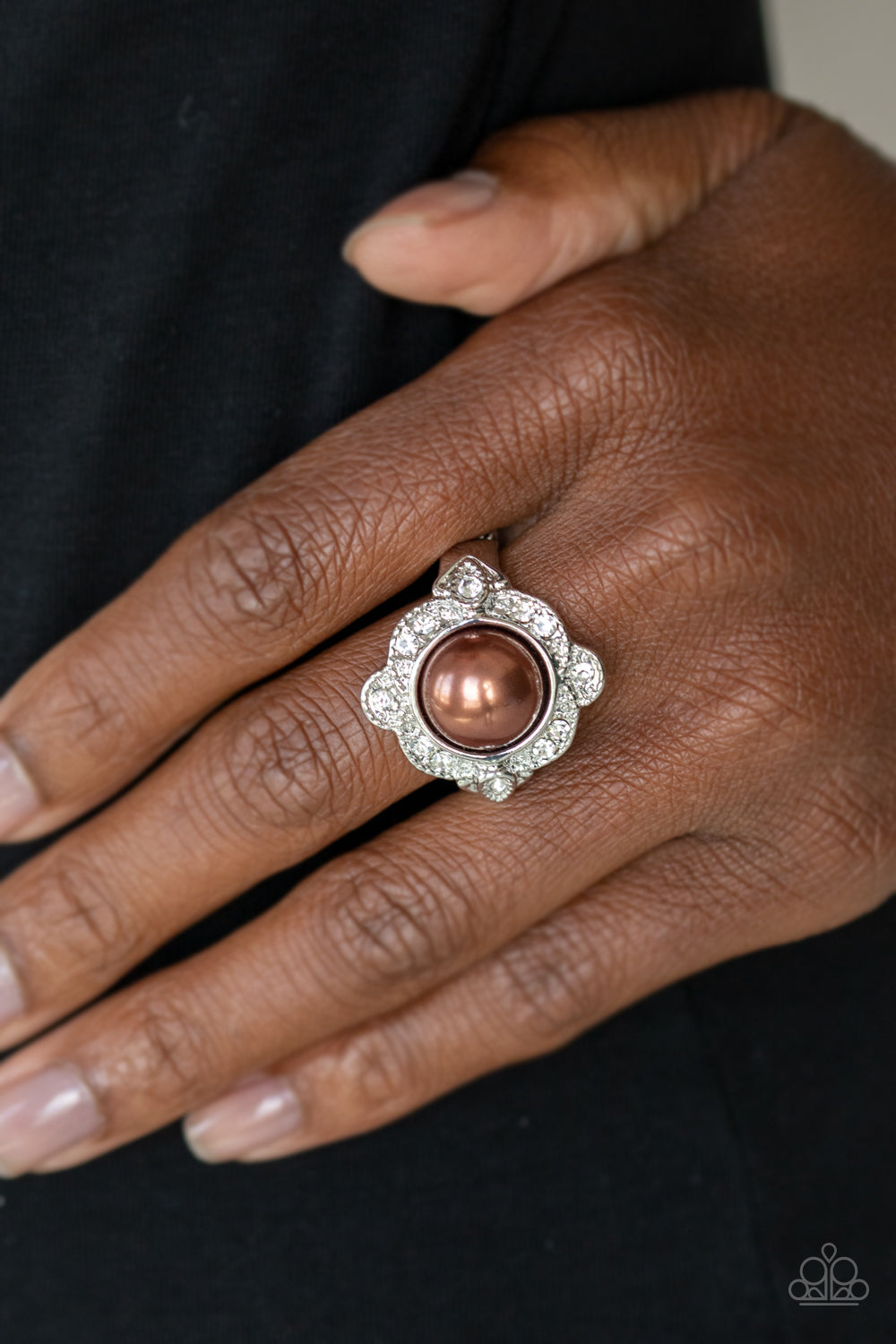 Ornamental Opulence-Brown Ring