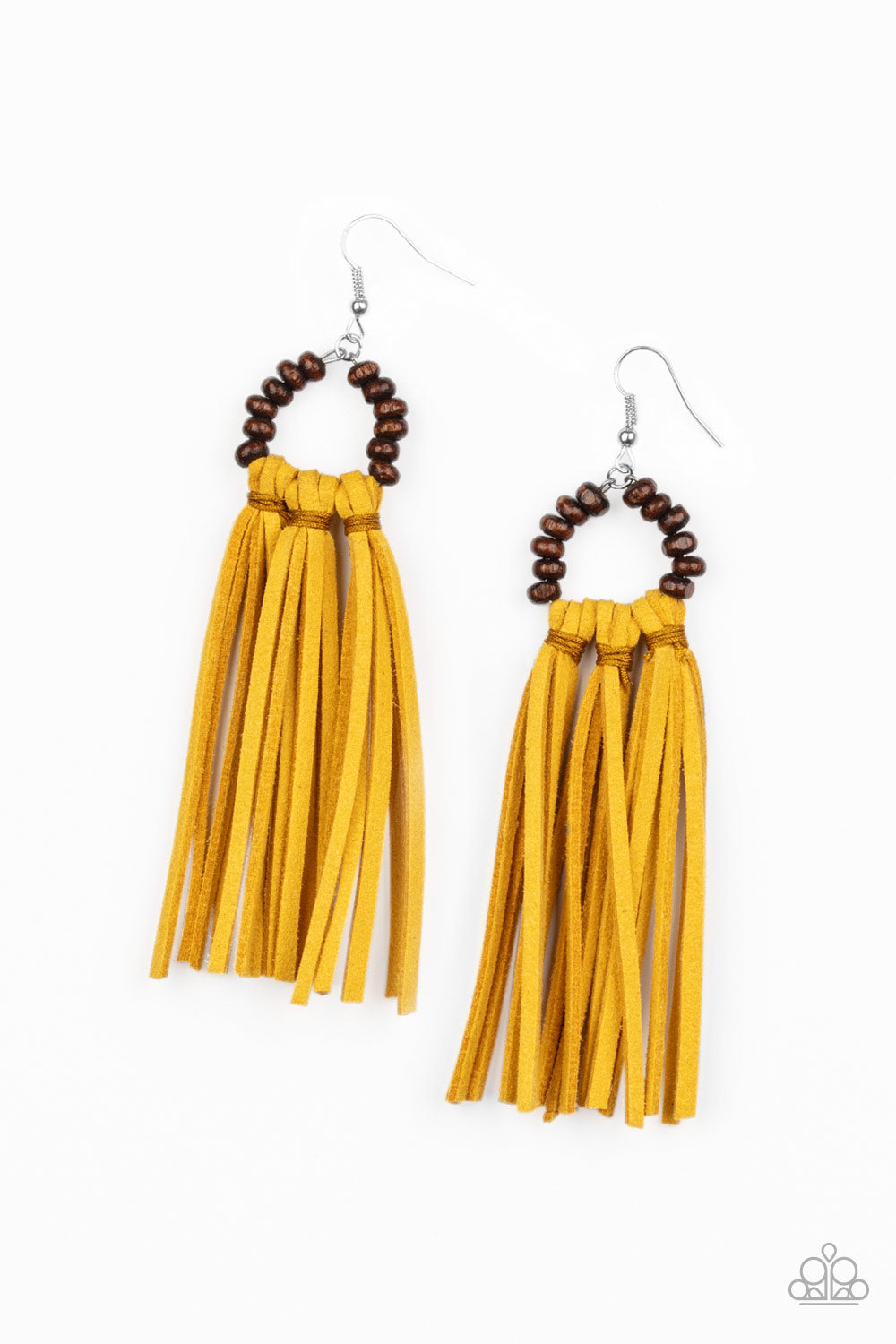 Easy To PerSUEDE- Yellow Earring