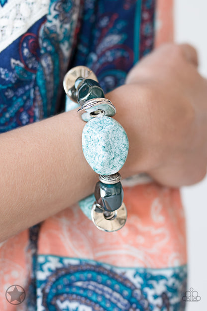 Glaze of Glory-Blue Bracelet