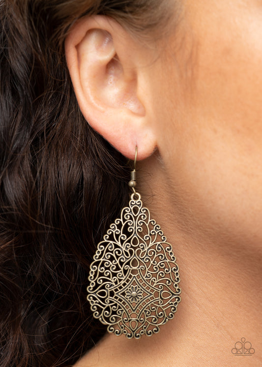 Napa Valley Vintage-Brass Earring