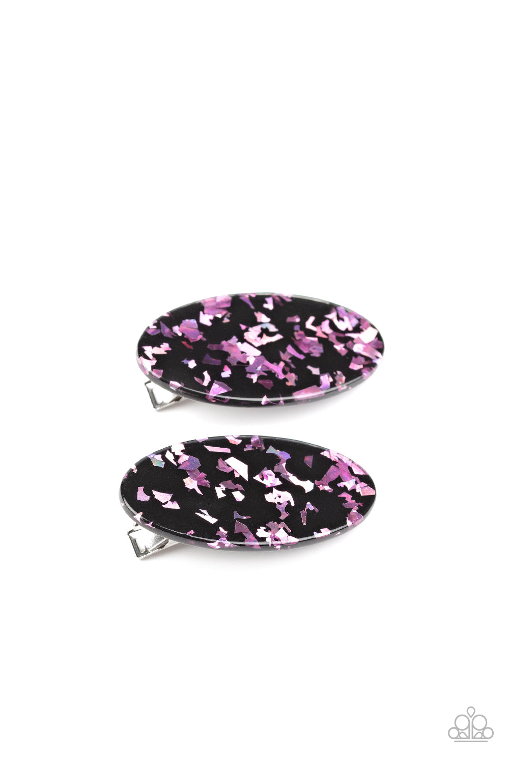 Get OVAL Yourself!- Pink Hair Clip