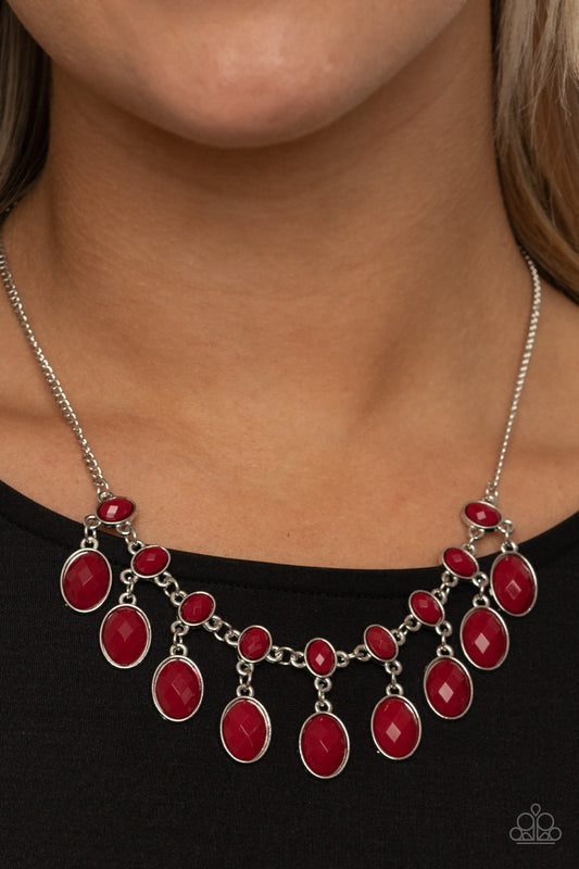 Lady of the POWERHOUSE-Red Necklace