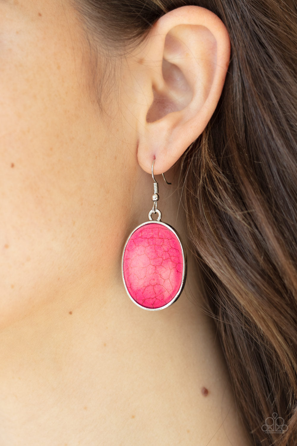 Serenely Sediment-Pink Earring