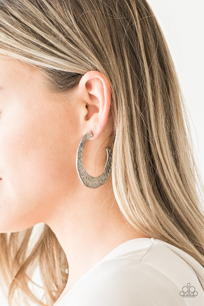 The HOOP Up-Silver Hoop Earring