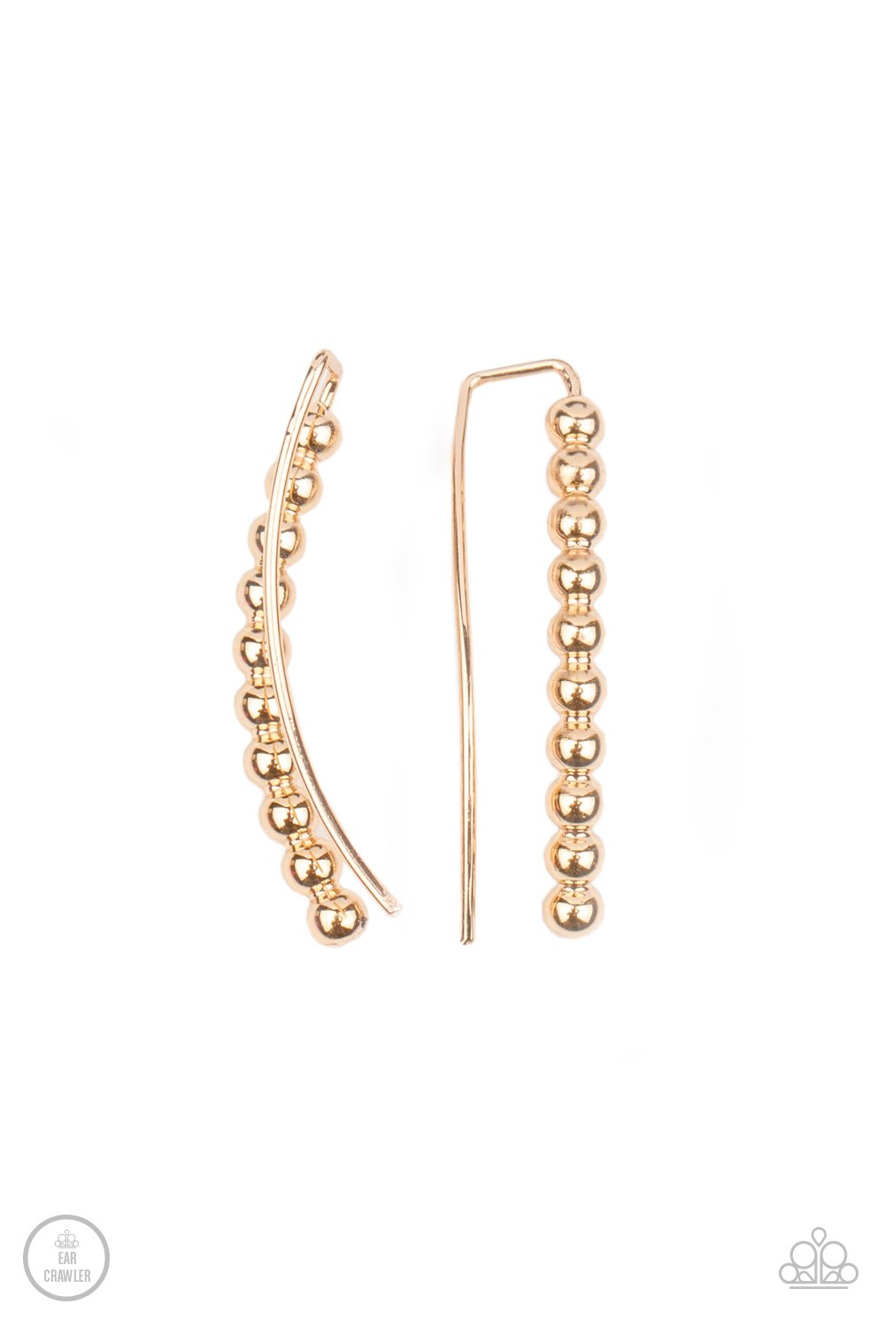 Climb on-Gold Post Earring