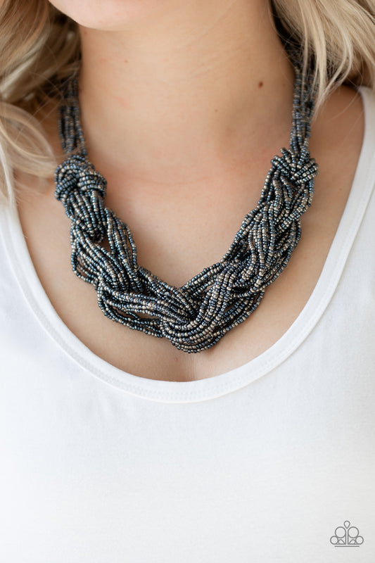 City Catwalk-Blue Necklace