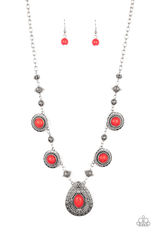 Mayan Magic-Red Necklace