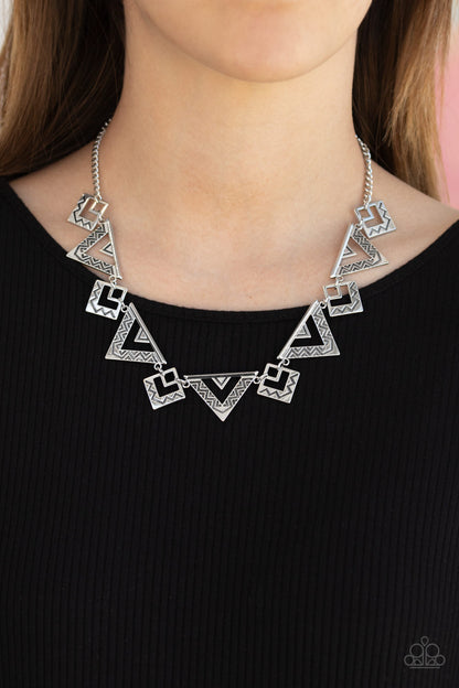 Giza Goals-Silver Necklace