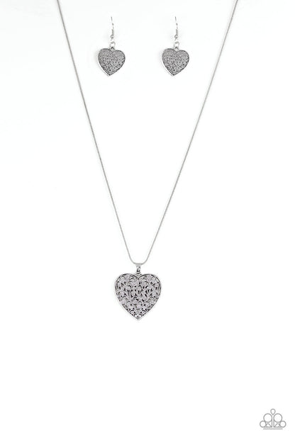 Look Into Your Heart-Silver Necklace