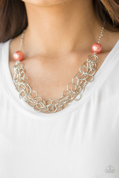 Daring Diva-Orange Necklace