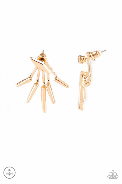 Extra Electric-Gold Post Earring