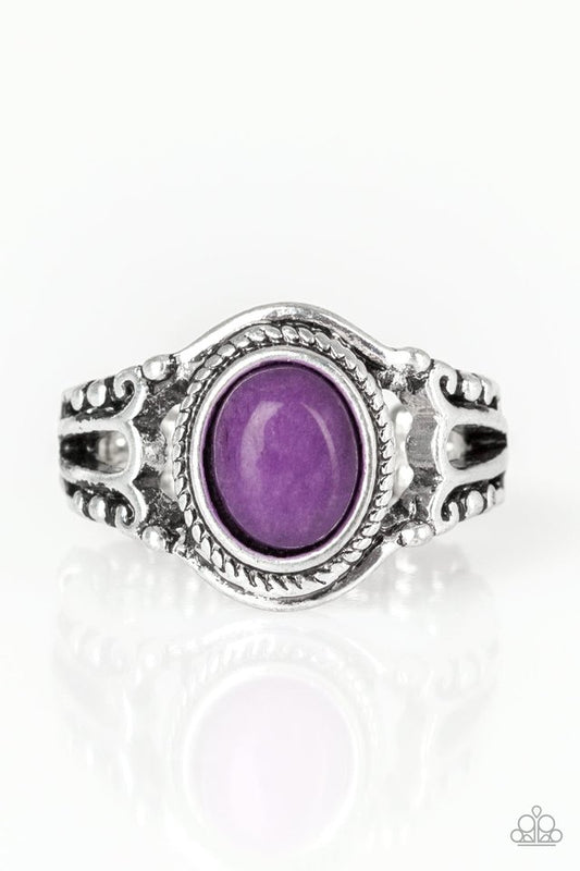 Peacefully Peaceful-Purple Ring