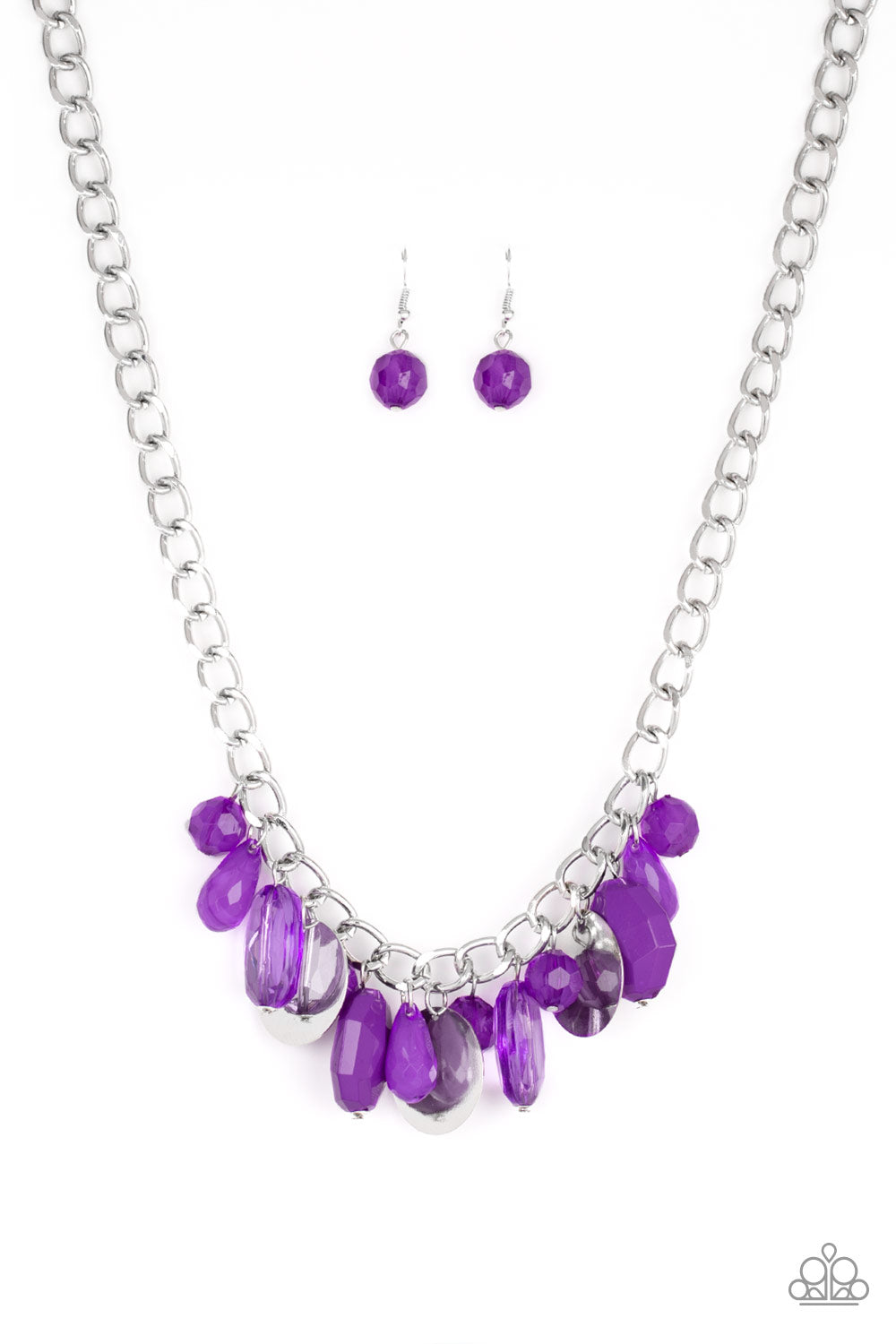 Treasure Shore-Purple Necklace