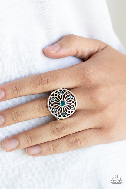 Mandala Magnificence-Blue Ring