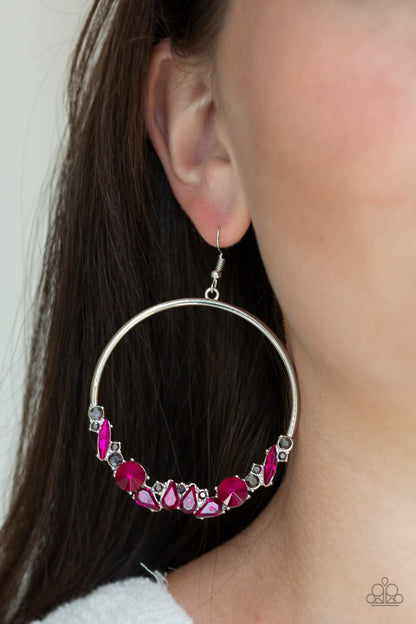 Business Casual- Pink Earring