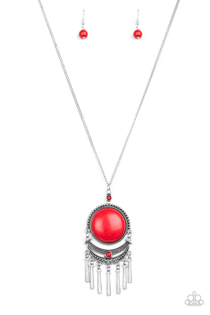 Rural Rustler-Red Necklace