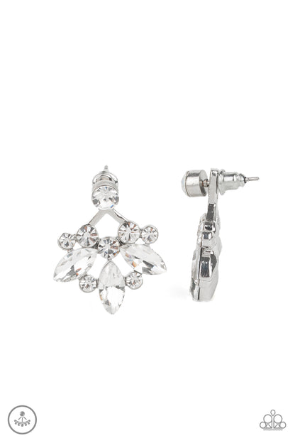 Crystal Constellations-White Post Earring