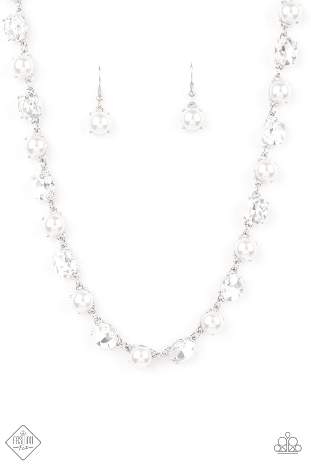 Go-Getter Gleam-White Necklace