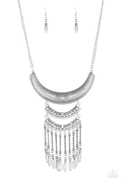 Eastern Empress-Silver Necklace