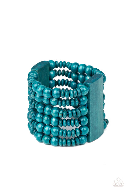 Don’t  Stop BELIZE-ing-Blue Bracelet