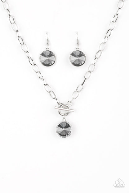 She Sparkles On-Silver Necklace