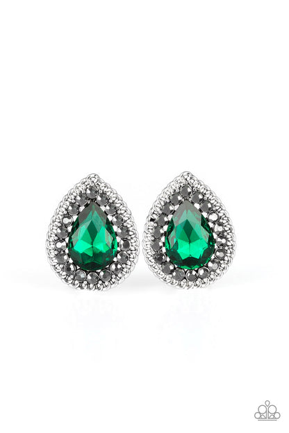 Debutante Debut-Green Post Earring