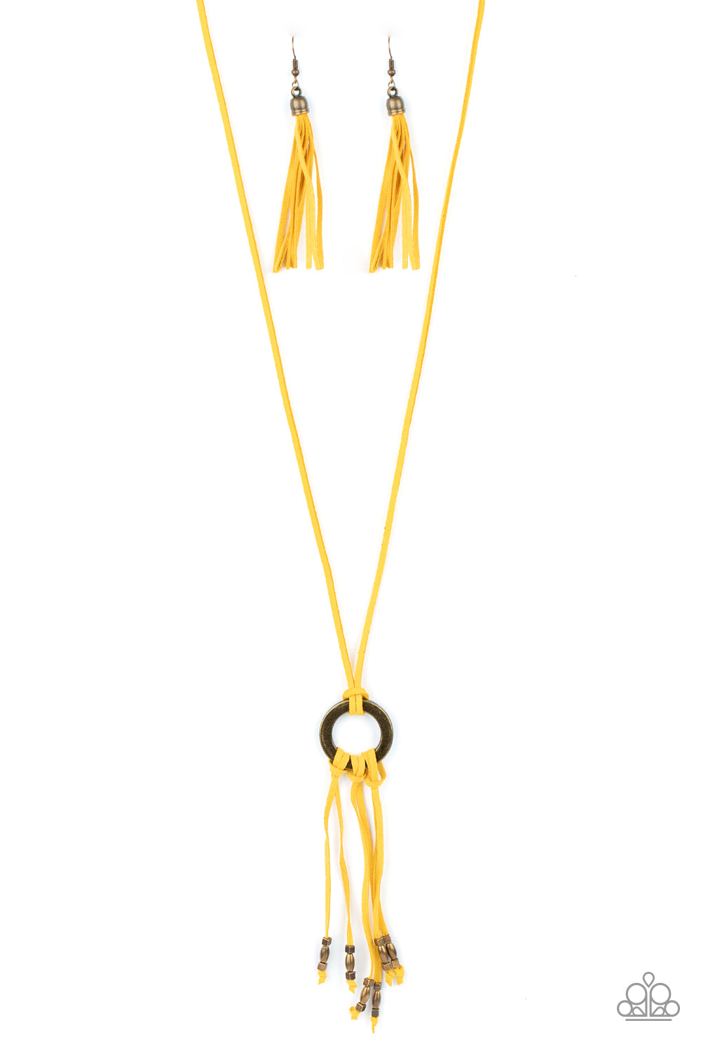 Feel at HOMESPUN-Yellow Necklace