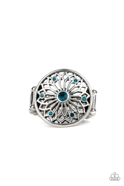 Mandala Magnificence-Blue Ring