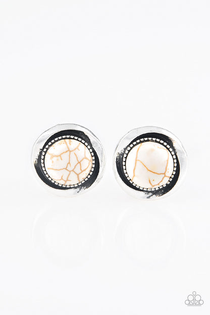 Out Of This Galaxy-White Post Earring