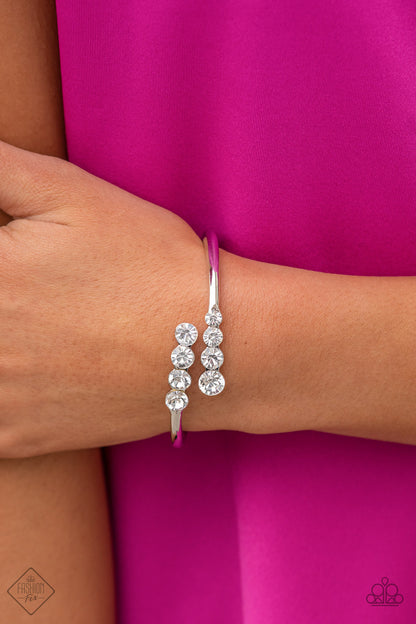 Defying Dazzle-White Bracelet