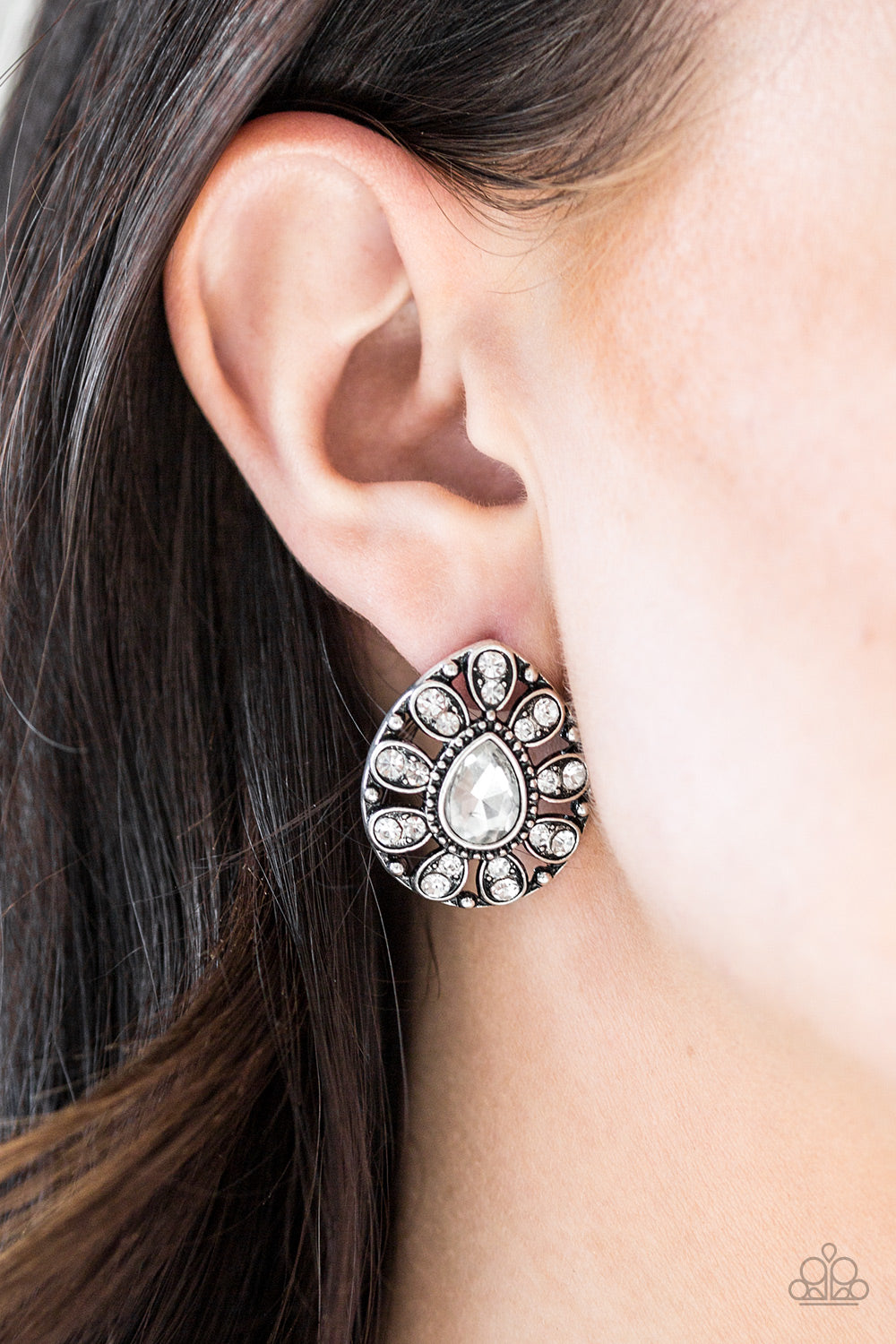 Treasure Retreat-White Post Earring