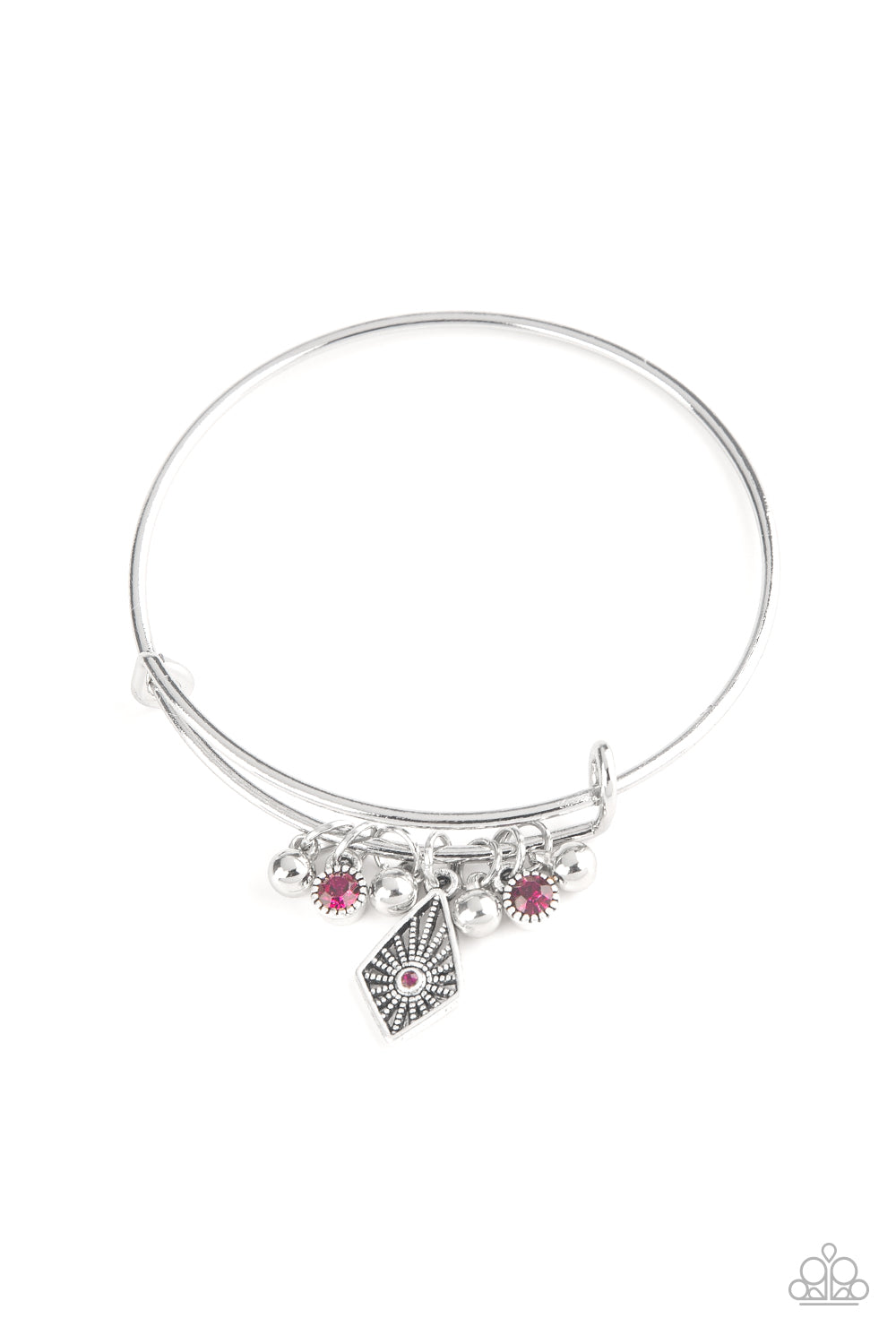 Treasure Charms-Pink Bracelet