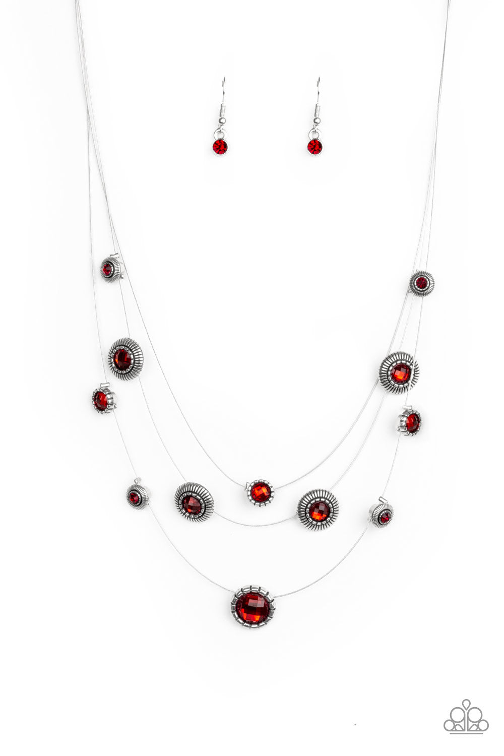 SHEER Thing-Red Necklace