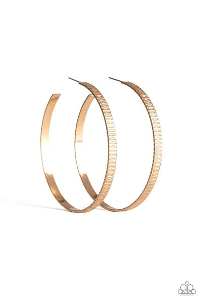 Retro Rebellion-Gold Hoop