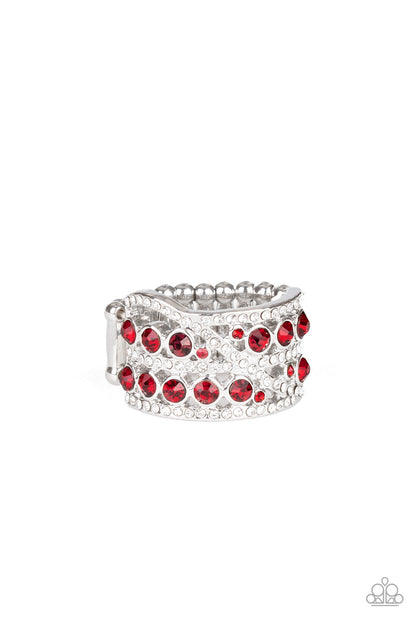 Elegant Effervescence-Red Ring