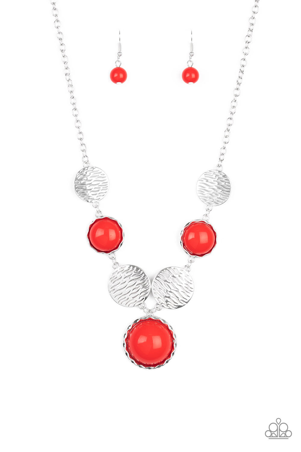 Bohemian Bombshell-Red Necklace