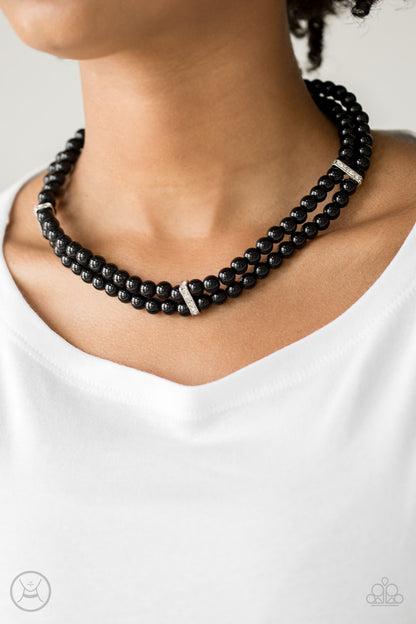Put On Your Party Dress-Black Necklace