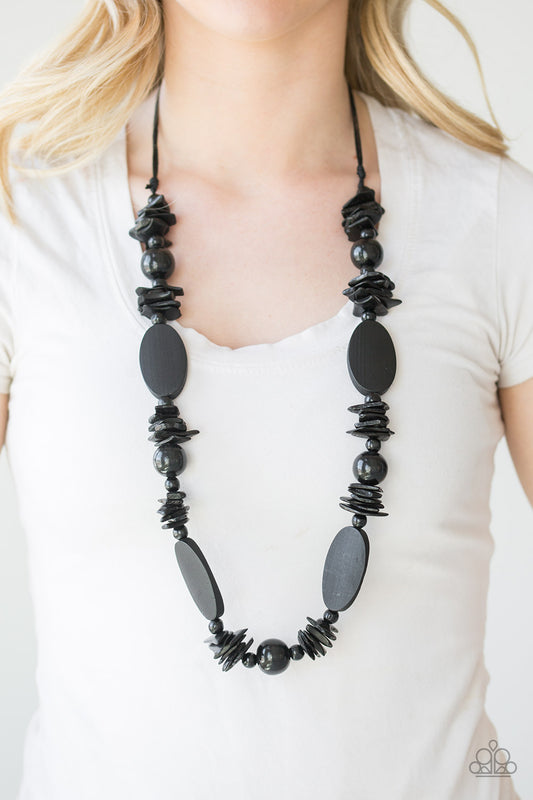 Carefree Cococay-Black Necklace