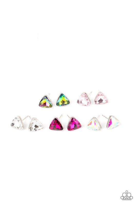 Starlet Shimmer Earring-Iridescent Gems