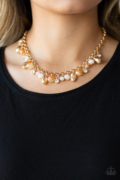 Downstage Dazzle-Gold Necklace