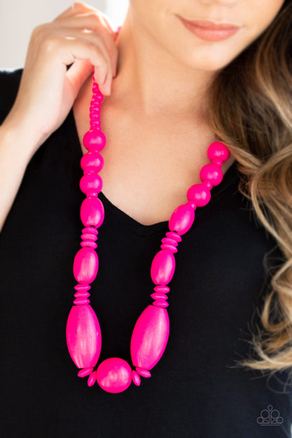 Summer Breezin-Pink Necklace