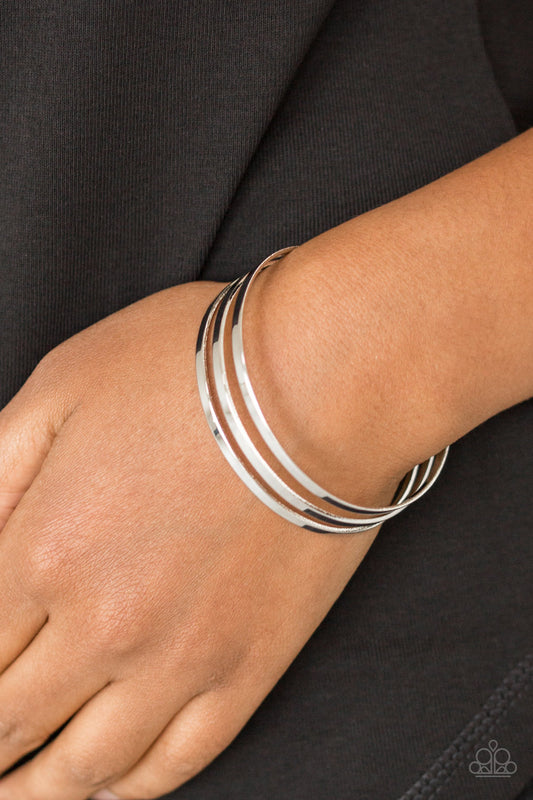 Street Sleek-Silver Bracelet