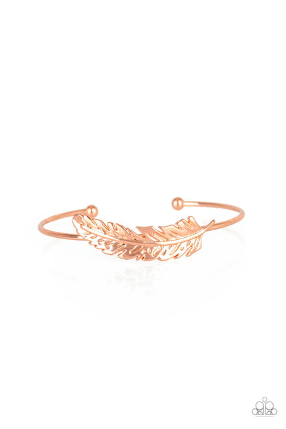 How Do You Like This Feather-Copper Bracelet