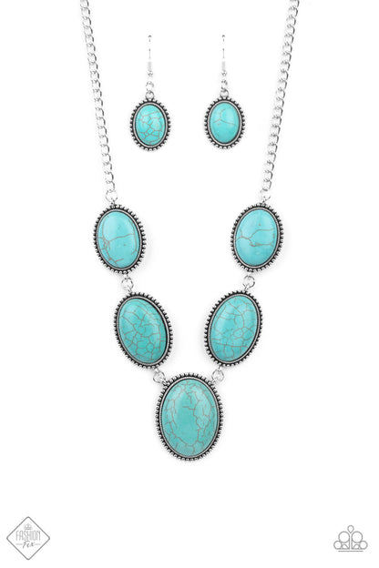 River Valley Radiance-Blue Necklace