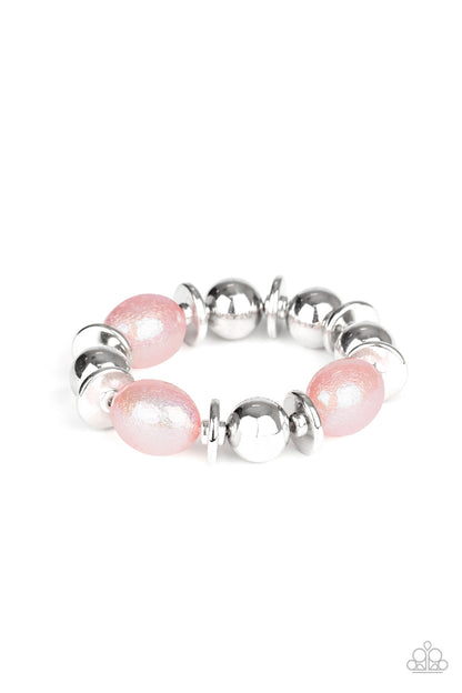 Big League Luster-Pink Bracelet