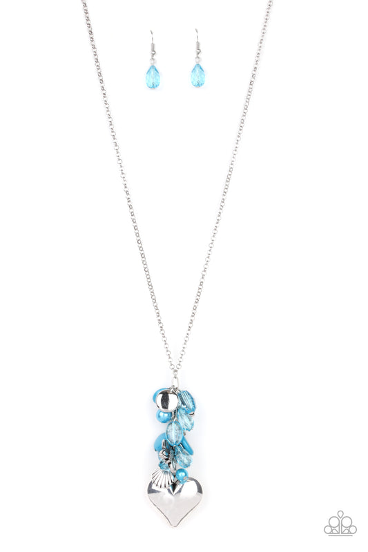 Beach Buzz-Blue Necklace